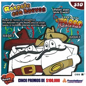 Sorteo Ráspale con huevos