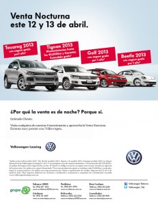 promo venta nocturna