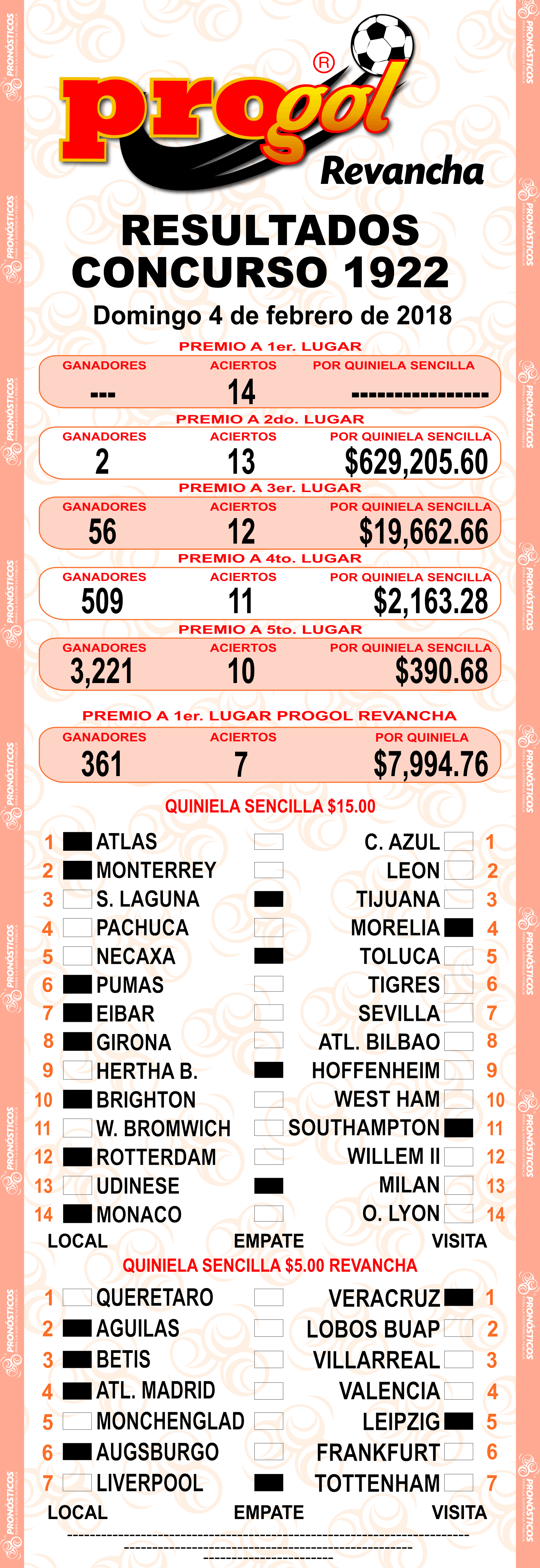 Sorteo Progol - Ahorrar dinero